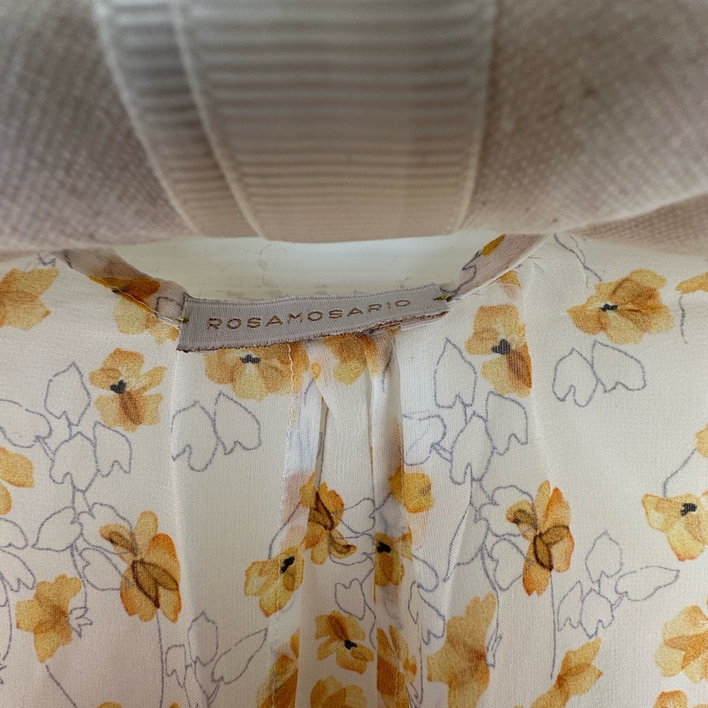 Rosamosario 100% Silk Chiffon Persephone Luxury Italian Robe Dramatic Sleeve - Picture 6 of 17